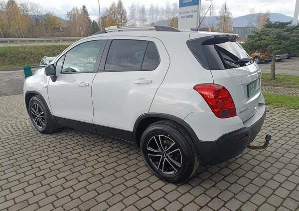Chevrolet Trax cena 39900 przebieg: 100963, rok produkcji 2013 z Pruszcz Gdański małe 379